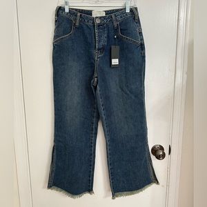 NWT New With Tags One Teaspoon Cropped Denim Jeans